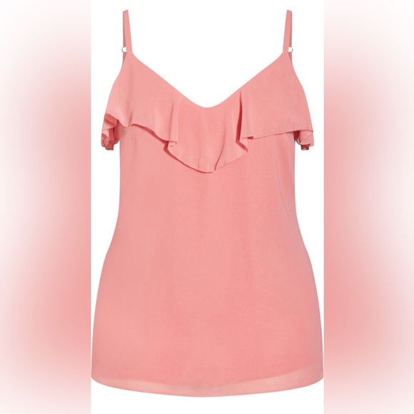 City Chic Tops - Floating Flirt Tank